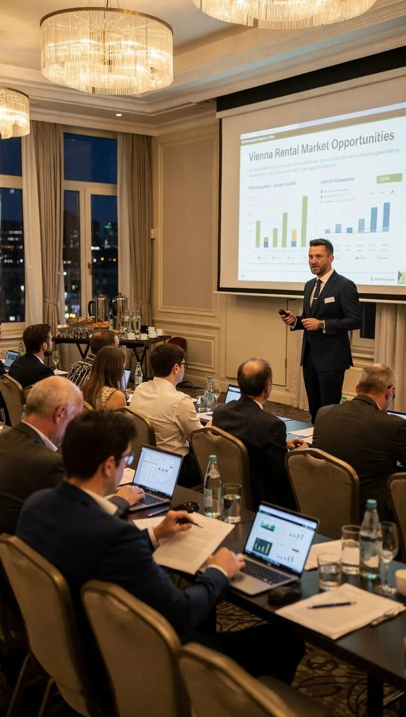 Hochwertige Mietwohnungen in Wien mit Blick auf das Wachstum des Immobilienmarktes.